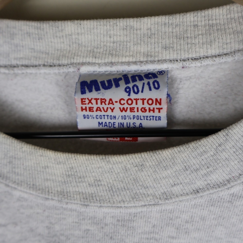 Vintage 1994 Native American Menchengo Artist Sweatshirt Gray Large‎ 23x28 - Picture 9 of 13